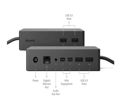 Microsoft Surface Dock 1 | B-Grade | Incl. Adapter 90W | Professionele Dockingstation