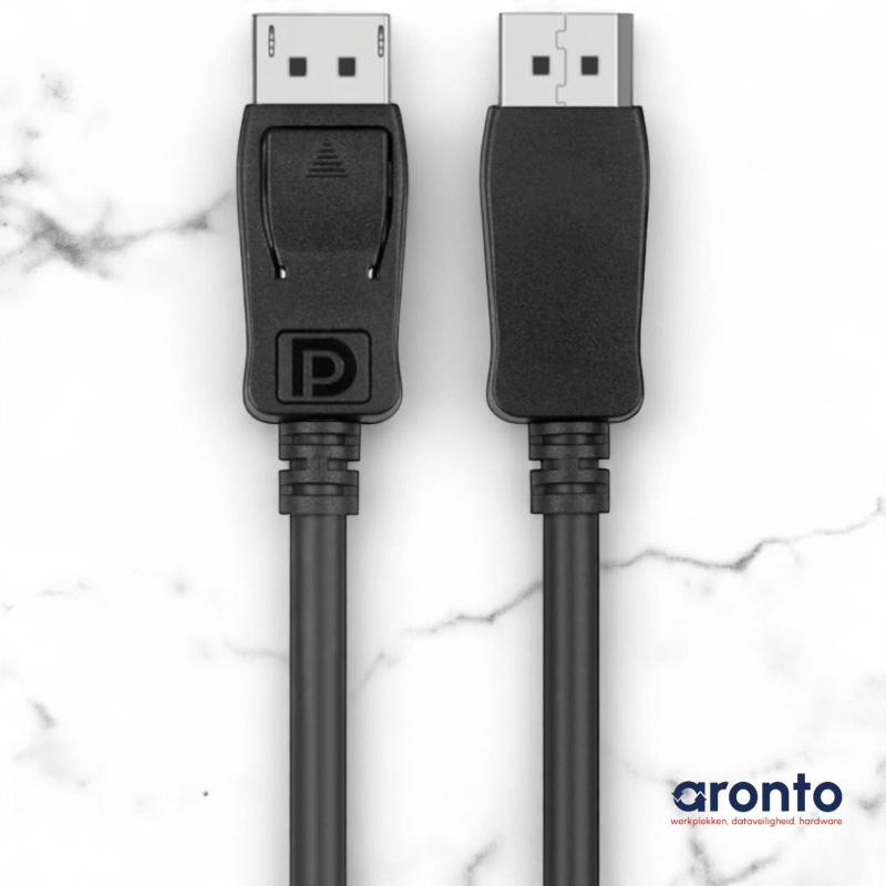 DisplayPort 1.0 Kabel gebruikt – Full HD Beeld & Audio – Voor PC & Monitor