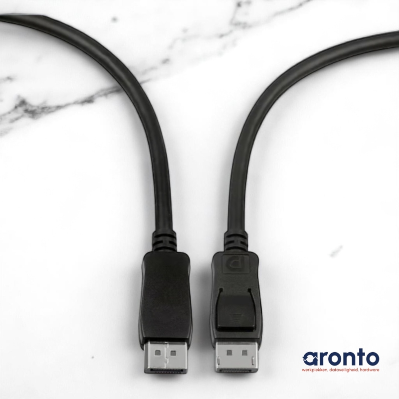 DisplayPort 1.0 Kabel gebruikt – Full HD Beeld & Audio – Voor PC & Monitor