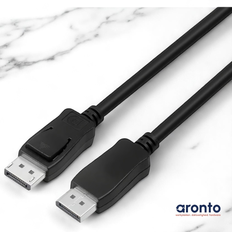 DisplayPort 1.0 Kabel gebruikt – Full HD Beeld & Audio – Voor PC & Monitor