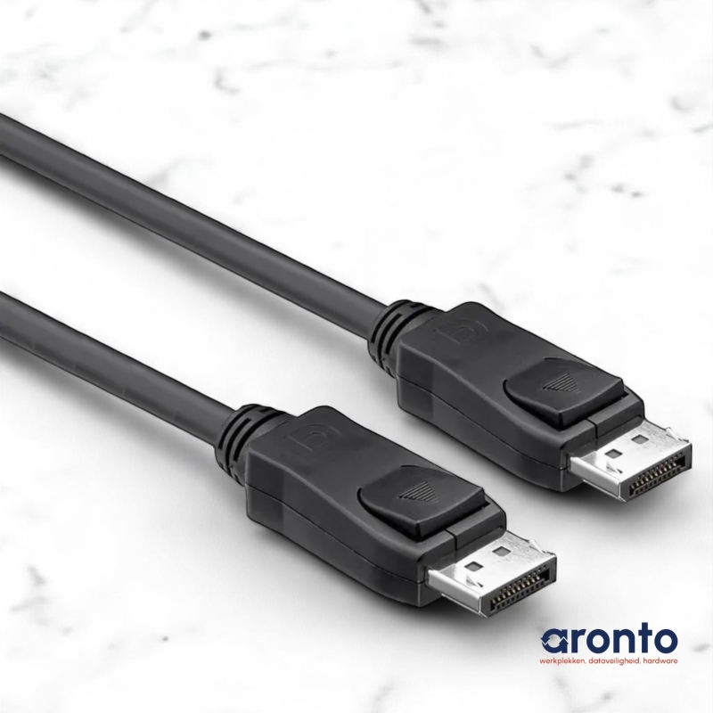DisplayPort 1.0 Kabel gebruikt – Full HD Beeld & Audio – Voor PC & Monitor