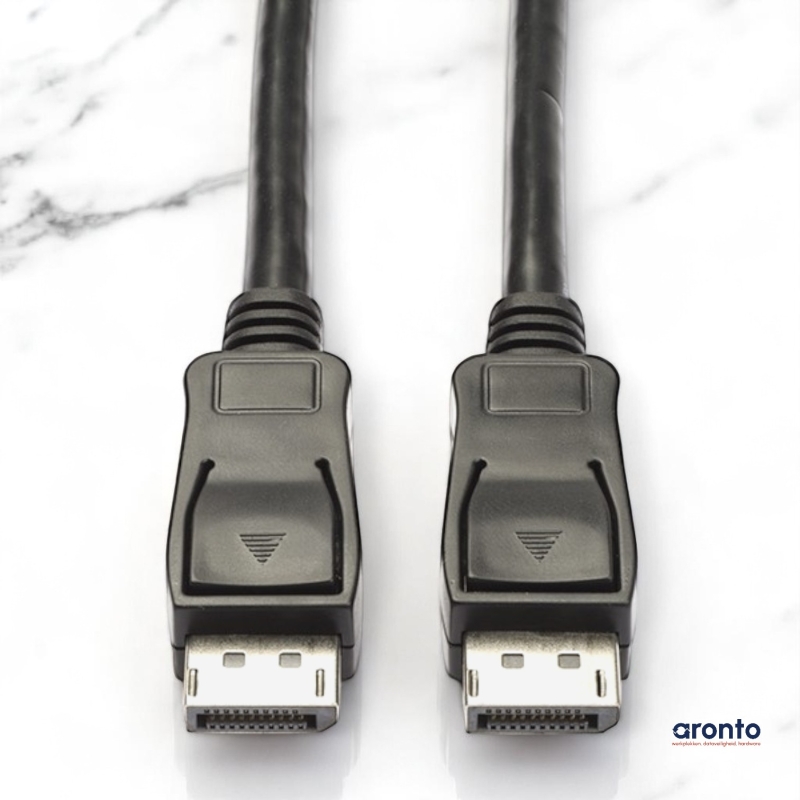 DisplayPort 1.0 Kabel gebruikt – Full HD Beeld & Audio – Voor PC & Monitor