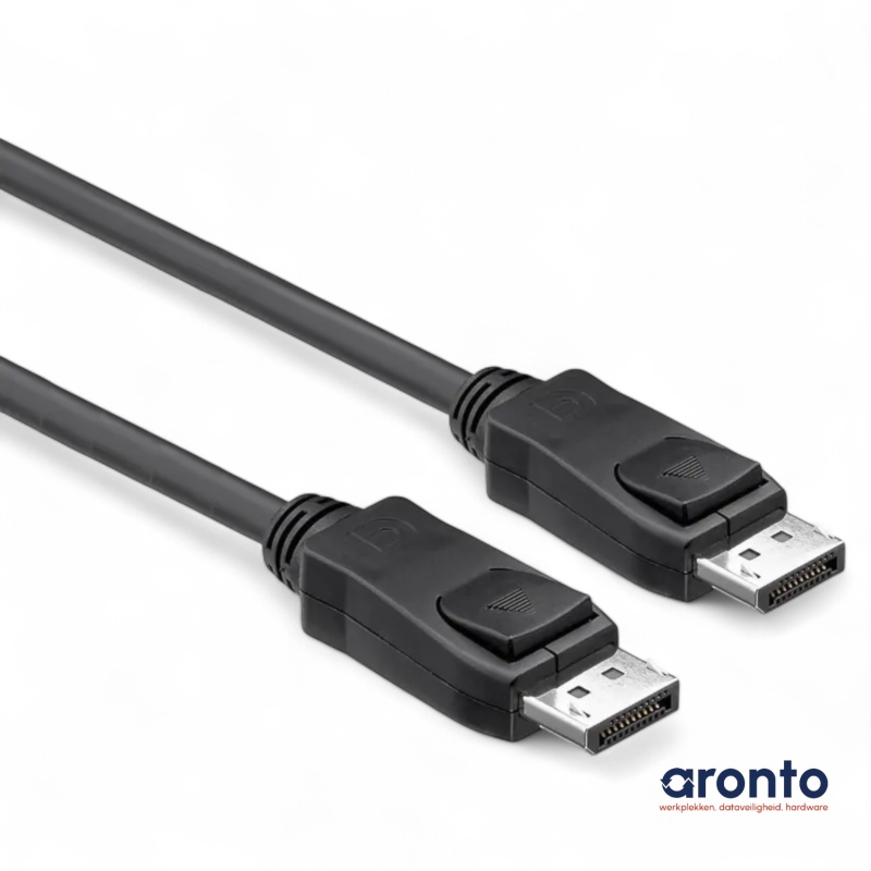 DisplayPort 1.0 Kabel gebruikt – Full HD Beeld & Audio – Voor PC & Monitor
